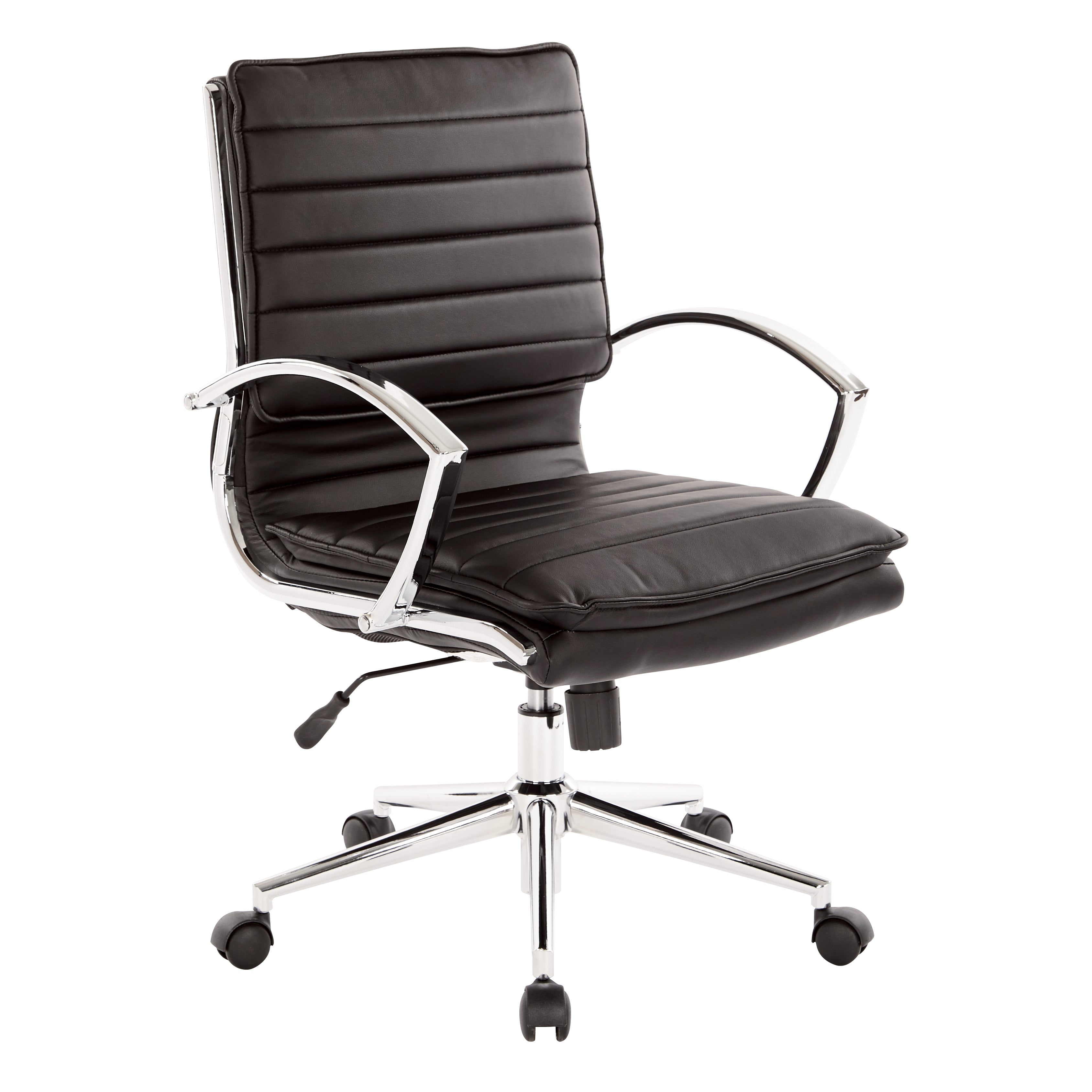 Mid Back Manager's Faux Lthr Chair